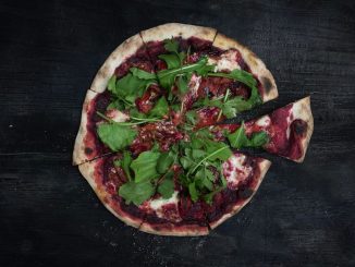 Pizza och dryckesmatchning illustration