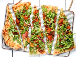 Pizzasalad illustration