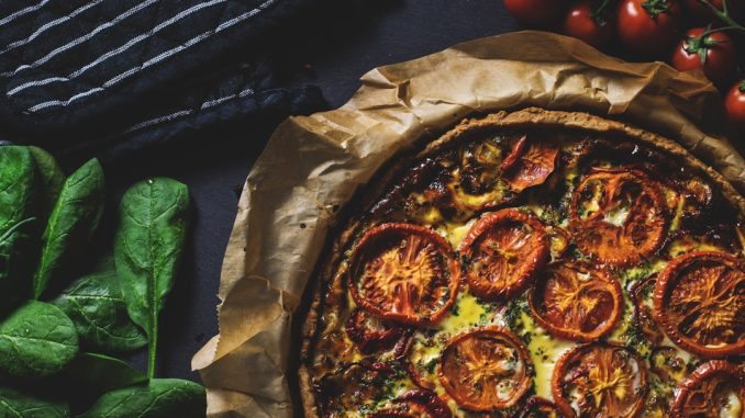 Kreativa pizza toppingar illustration